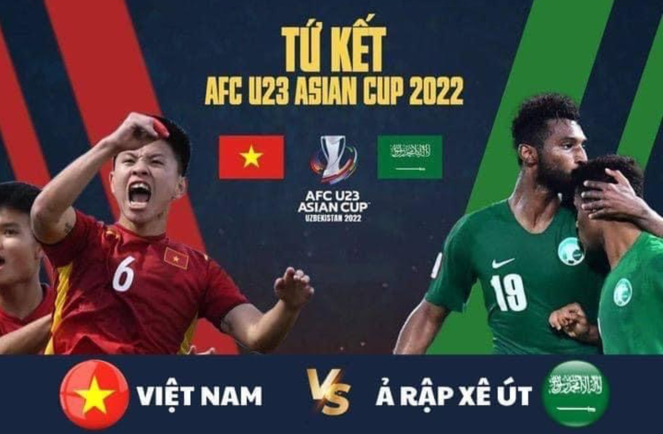 U23 Việt Nam vs U23 Ả Rập Xê Út
