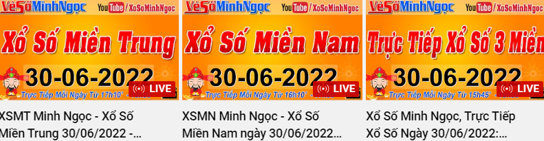 XSMN Minh Ngọc - Xổ Số Miền Nam ngày 30/06/2022, KQXS Tây Ninh, An Giang, Bình Thuận, XS MinhNgoc