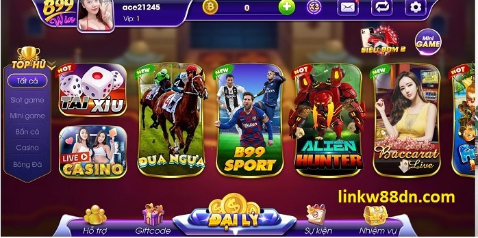 B99 Win - Sân chơi game đổi thưởng dành cho game thủ