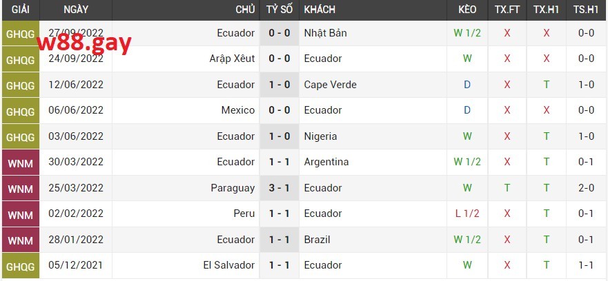 Nhận định W88 trận đấu giữa Qatar vs Ecuador ngày 20/11/2022